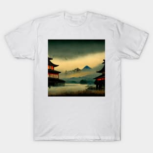 Japanese Mountain Temple T-Shirt